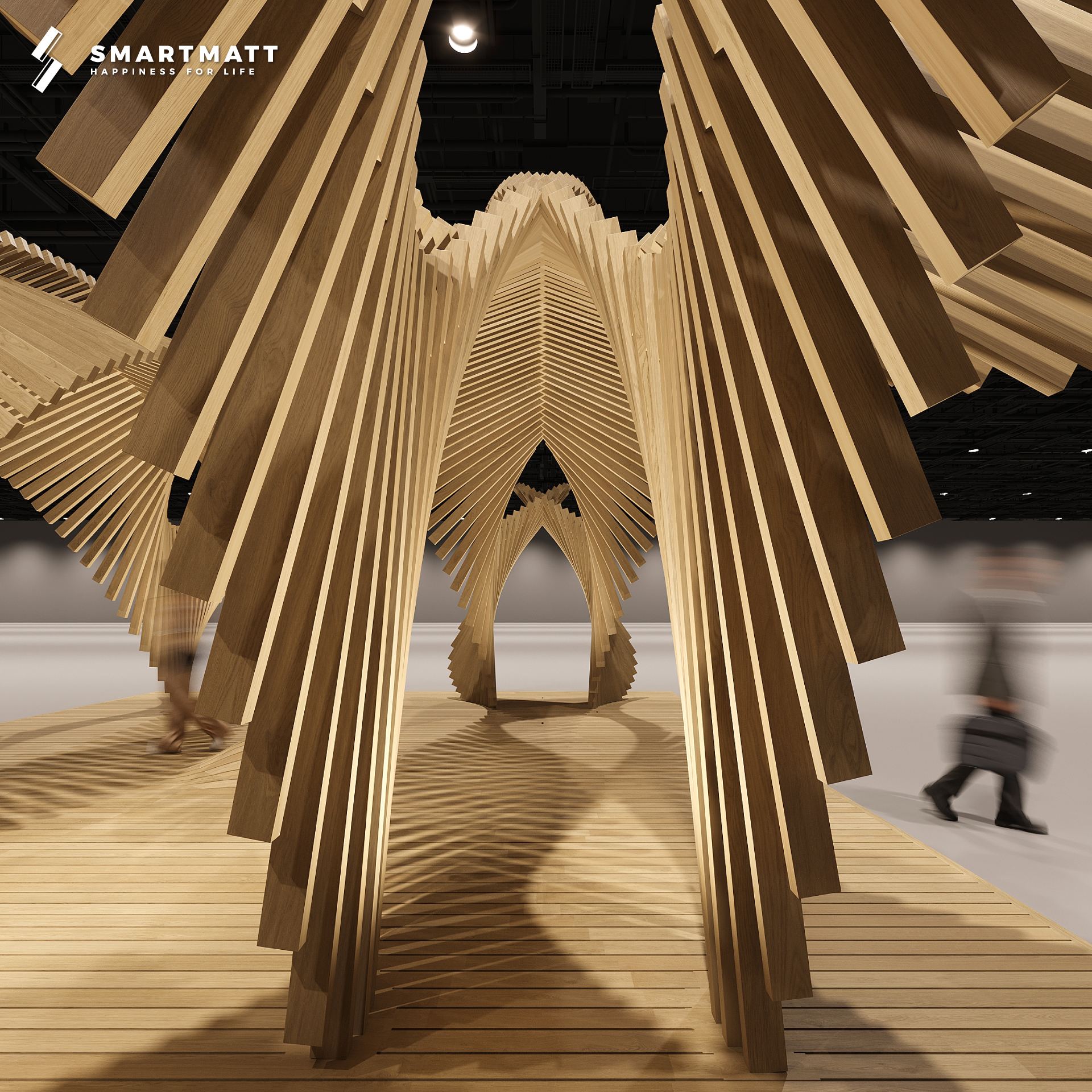 ซุ้มโค้งภายใน Pavilion ปราณสถาน งานสถาปนิก 2569